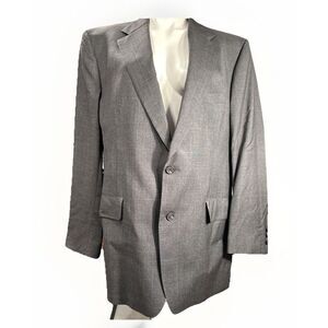 Brooks Brothers‎  Suit Jacket Mens 43/38 Regular Gray 2 Button Wool
